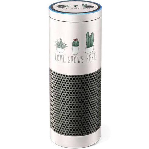 Love Grows Here Amazon Echo Skin
