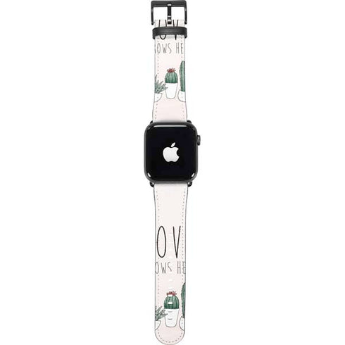 Love Grows Here Apple Watch Band 42-44mm