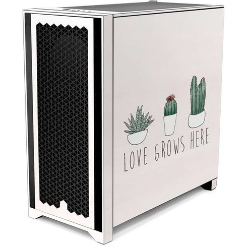 Love Grows Here Corsair 4000D Tempered Glass Mid-Tower ATX Case Skin