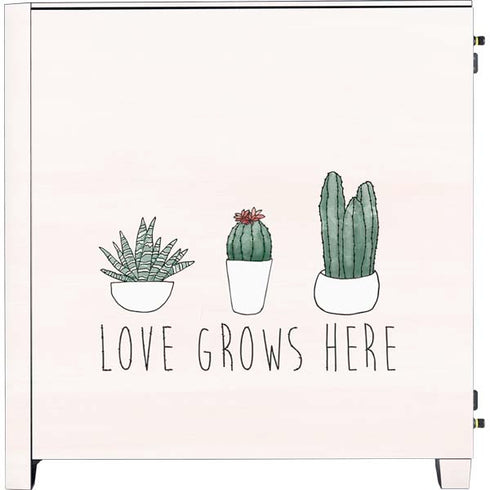 Love Grows Here Corsair 4000D Tempered Glass Mid-Tower ATX Case Skin