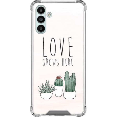 Love Grows Here Galaxy A13 5G Clear Case