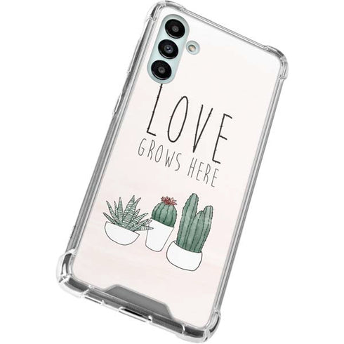 Love Grows Here Galaxy A13 5G Clear Case