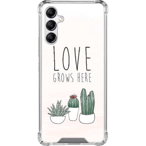 Love Grows Here Galaxy A14 5G Clear Case