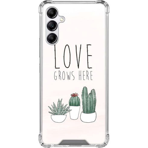Love Grows Here Galaxy A15 5G Clear Case