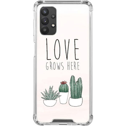 Love Grows Here Galaxy A32 5G Clear Case