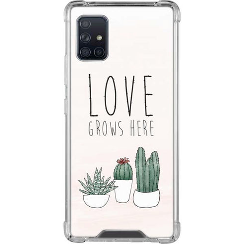 Love Grows Here Galaxy A51 5G Clear Case