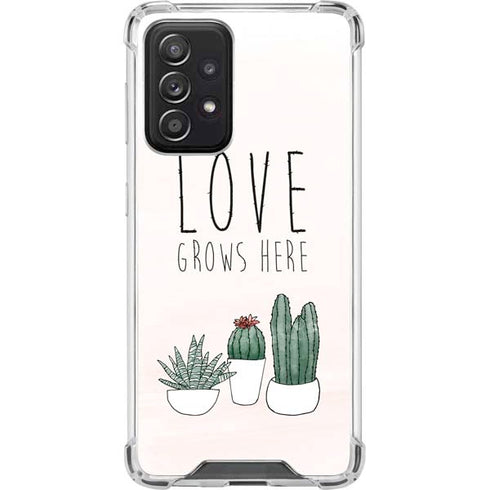 Love Grows Here Galaxy A52 5G Clear Case