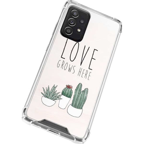 Love Grows Here Galaxy A52 5G Clear Case