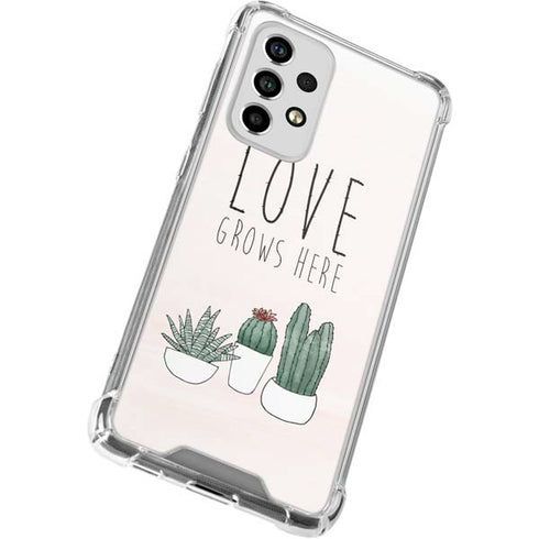 Love Grows Here Galaxy A53 5G Clear Case