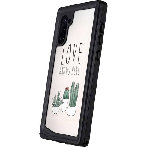 Love Grows Here Galaxy Note 10 Waterproof Case