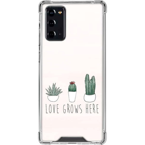 Love Grows Here Galaxy Note20 5G Clear Case