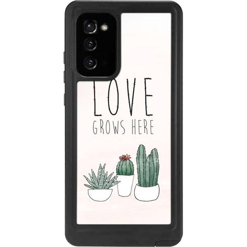 Love Grows Here Galaxy Note20 5G Waterproof Case