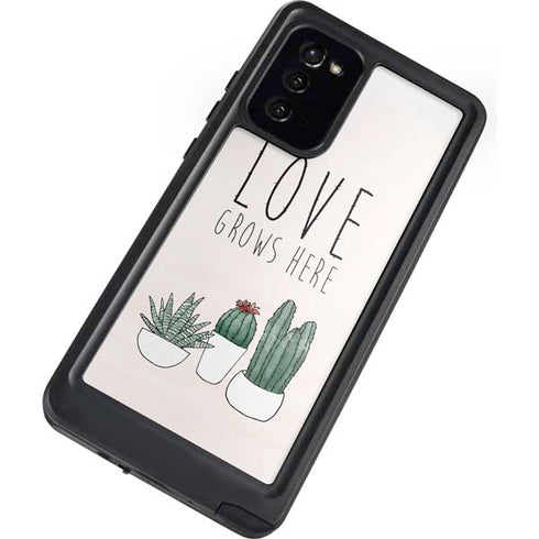 Love Grows Here Galaxy Note20 5G Waterproof Case