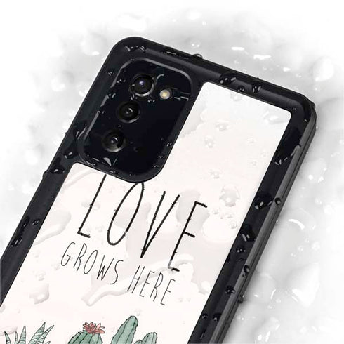 Love Grows Here Galaxy Note20 5G Waterproof Case