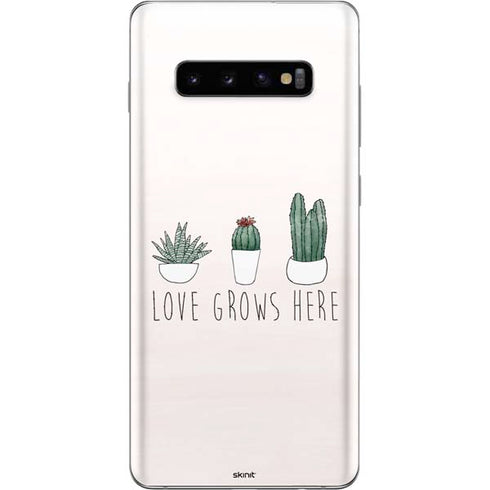 Love Grows Here Galaxy S10 Plus Skin