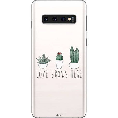 Love Grows Here Galaxy S10 Skin