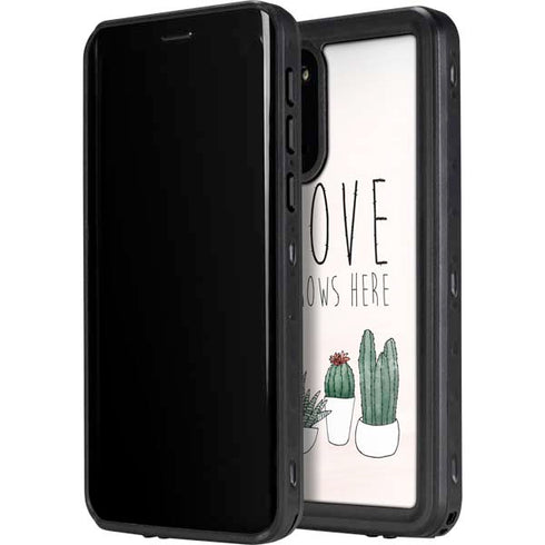 Love Grows Here Galaxy S20 Plus Waterproof Case
