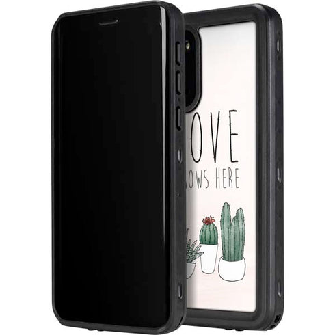 Love Grows Here Galaxy S20 Waterproof Case