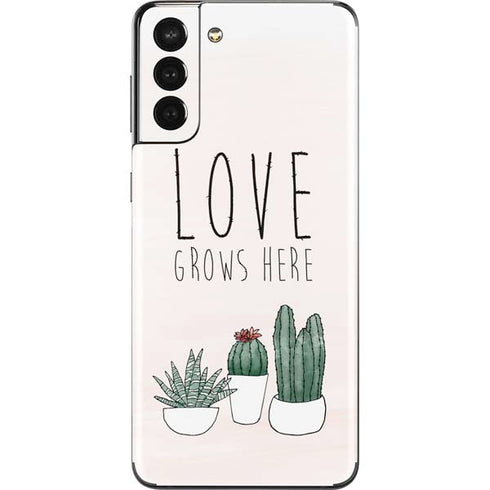 Love Grows Here Galaxy S21 Plus 5G Skin