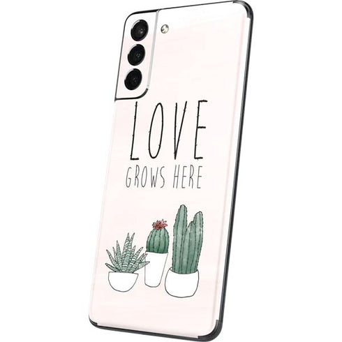 Love Grows Here Galaxy S21 Plus 5G Skin