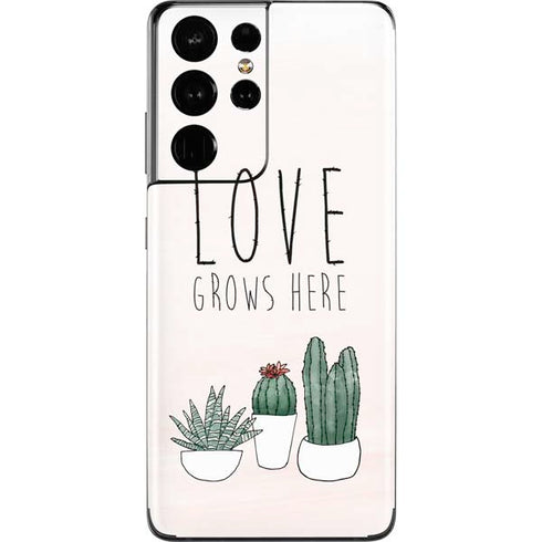 Love Grows Here Galaxy S21 Ultra 5G Skin