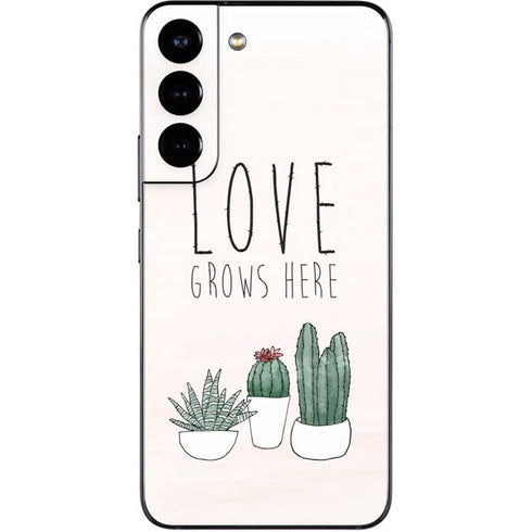 Love Grows Here Galaxy S22 Skin