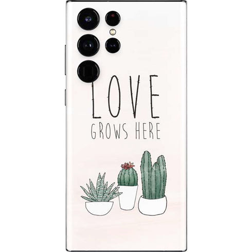 Love Grows Here Galaxy S22 Ultra Skin