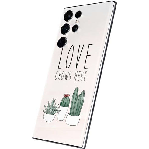 Love Grows Here Galaxy S22 Ultra Skin