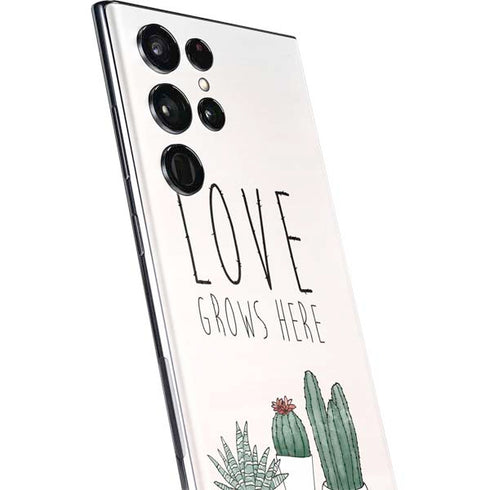 Love Grows Here Galaxy S22 Ultra Skin