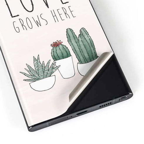 Love Grows Here Galaxy S22 Ultra Skin