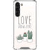 Love Grows Here Galaxy S23 Plus Clear Case