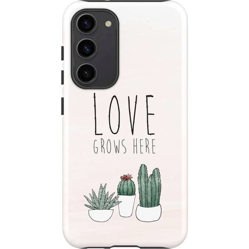 Love Grows Here Galaxy S23 Plus Pro Case