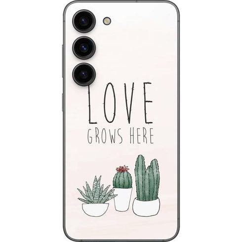 Love Grows Here Galaxy S23 Skin