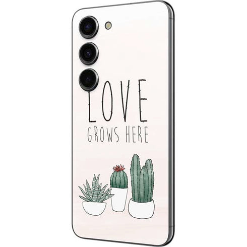 Love Grows Here Galaxy S23 Skin
