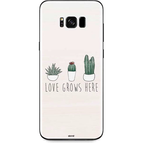 Love Grows Here Galaxy S8 Plus Skin