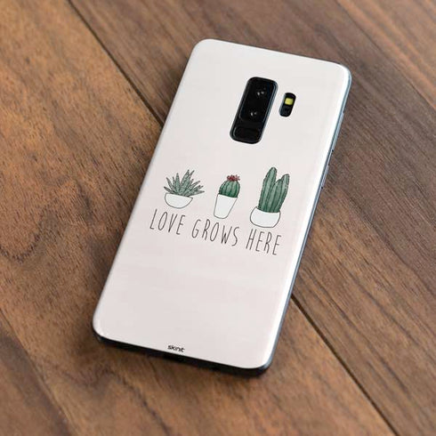 Love Grows Here Galaxy S9 Plus Skin