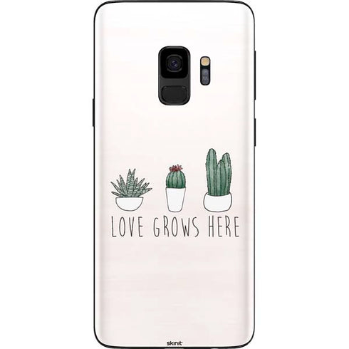 Love Grows Here Galaxy S9 Skin