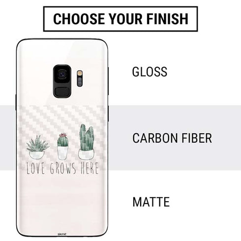Love Grows Here Galaxy S9 Skin