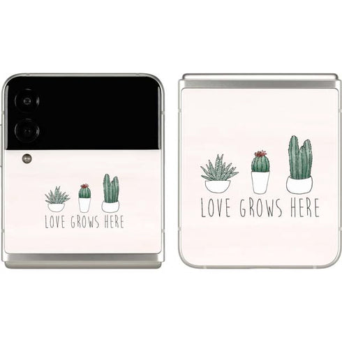 Love Grows Here Galaxy Z Flip3 5G Skin