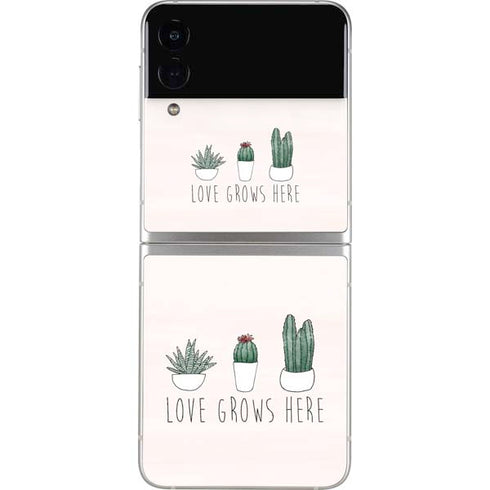 Love Grows Here Galaxy Z Flip3 5G Skin