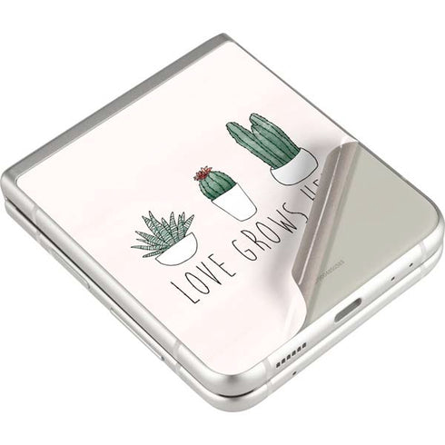 Love Grows Here Galaxy Z Flip3 5G Skin