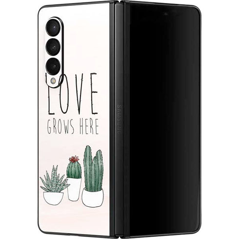 Love Grows Here Galaxy Z Fold3 5G Skin