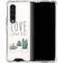 Love Grows Here Galaxy Z Fold4 5G Clear Case