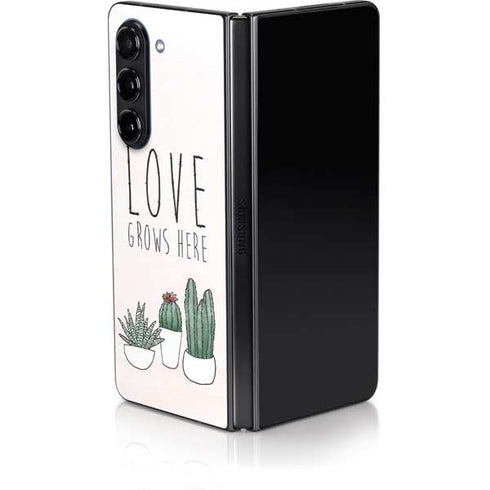 Love Grows Here Galaxy Z Fold5 5G Skin