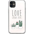 Love Grows Here iPhone 11 Clear Case