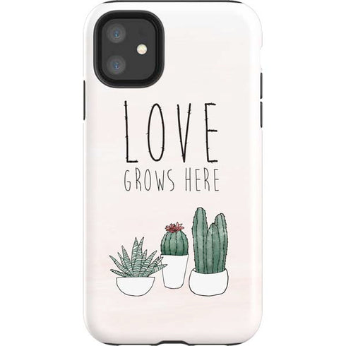 Love Grows Here iPhone 11 Impact Case