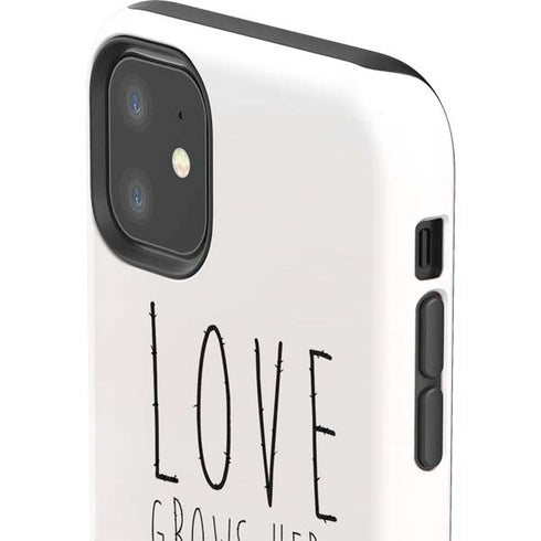 Love Grows Here iPhone 11 Impact Case