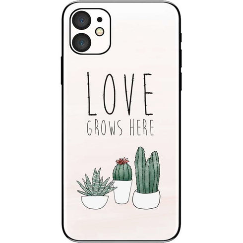 Love Grows Here iPhone 11 Skin