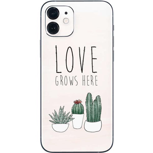 Love Grows Here iPhone 12 Mini Skin