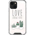 Love Grows Here iPhone 13 Mini Clear Case